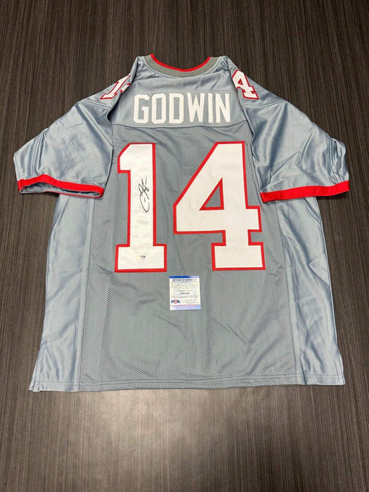 Chris Godwin Tampa Bay Buccaneers Autographed Custom Jersey PSA