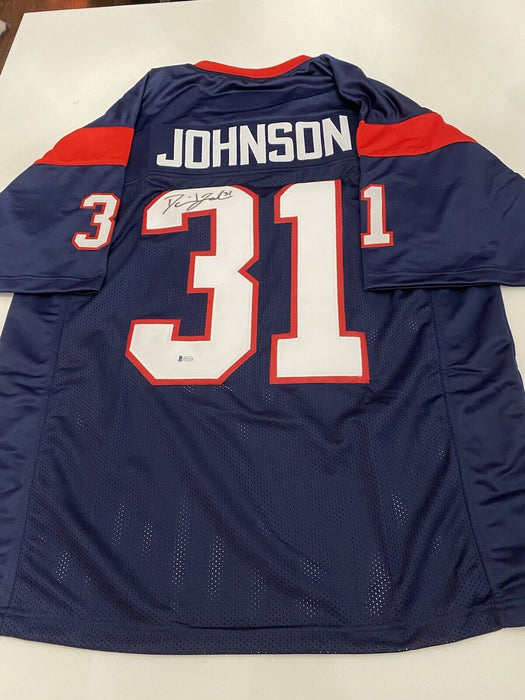 David Johnson Houston Texans Autographed Custom Jersey Beckett