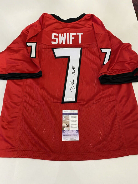 D’Andre Swift Georgia Bulldogs Autographed Custom Jersey JSA