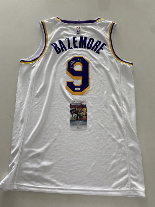 Kent Bazemore Los Angeles Lakers Autographed Custom Jersey JSA