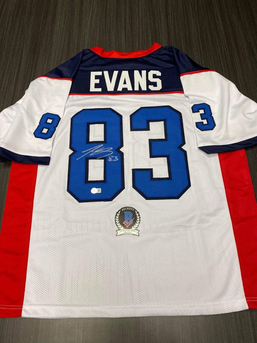 Lee Evans Buffalo Bills Autographed Custom Jersey Beckett