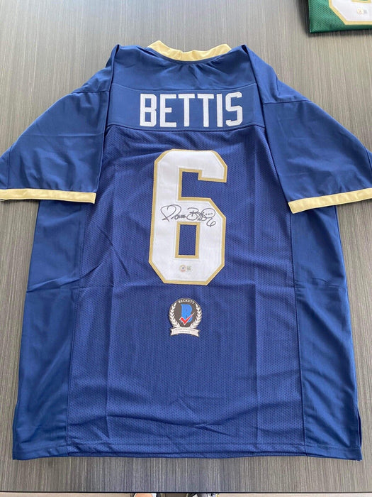 Jerome Bettis Notre Dame Fighting Irish Autographed Custom Jersey Beckett