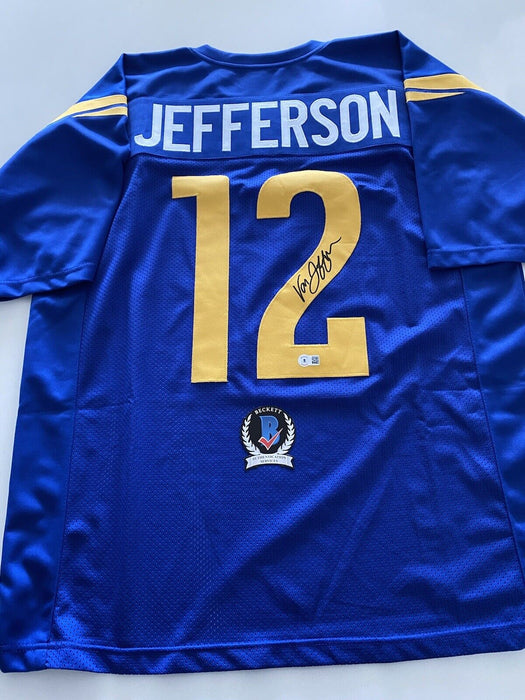 Van Jefferson Los Angeles Rams Autographed Custom Jersey Beckett