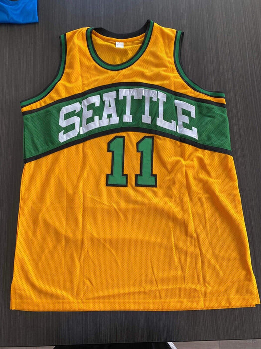 Detlaf Schremph Seattle SuperSonics Autographed Custom Jersey JSA