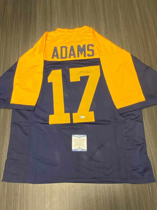 Davante Adams Green Bay Packers Autographed Custom Jersey Beckett