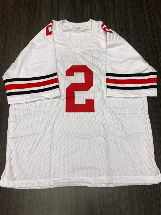 JK Dobbins Ohio State Buckeyes Autographed Custom Jersey JSA