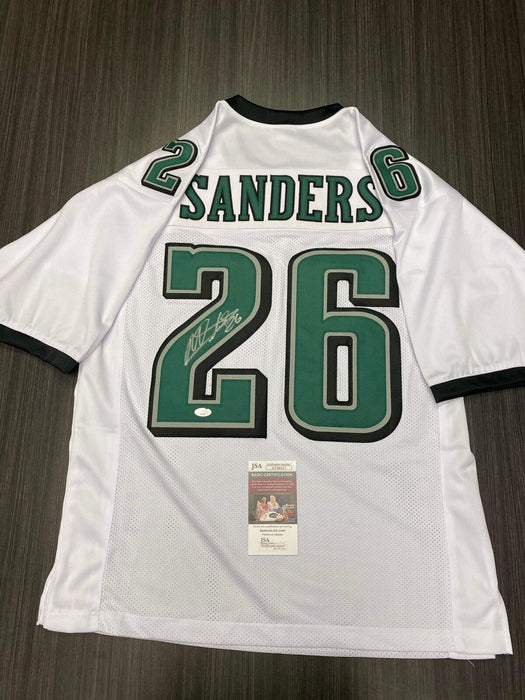 Miles Sanders Philadelphia Eagles Autographed Custom Jersey JSA