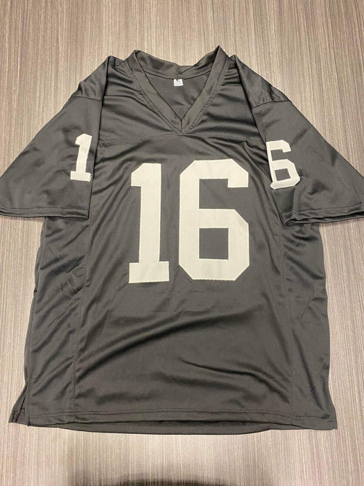 Jim Plunkett Oakland Raiders Autographed Custom Jersey Schwartz