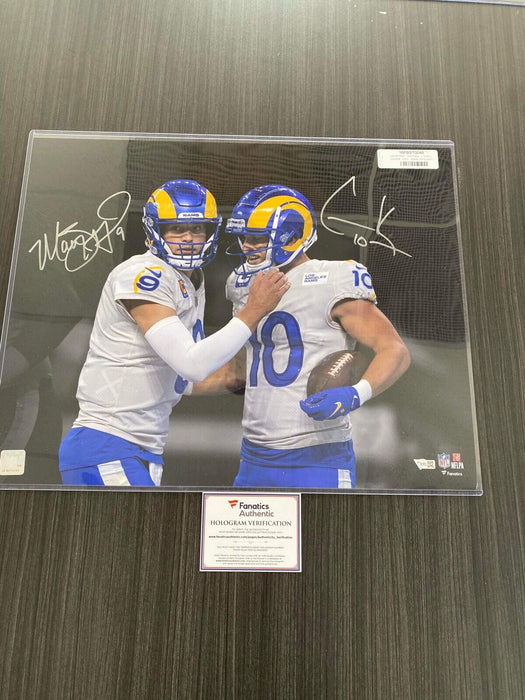 Matthew Stafford, Cooper Kupp Los Angeles Rams Autographed 16x20 Photo Fanatics