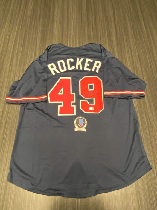 John Rocker Atlanta Braves Autographed Custom Jersey Beckett