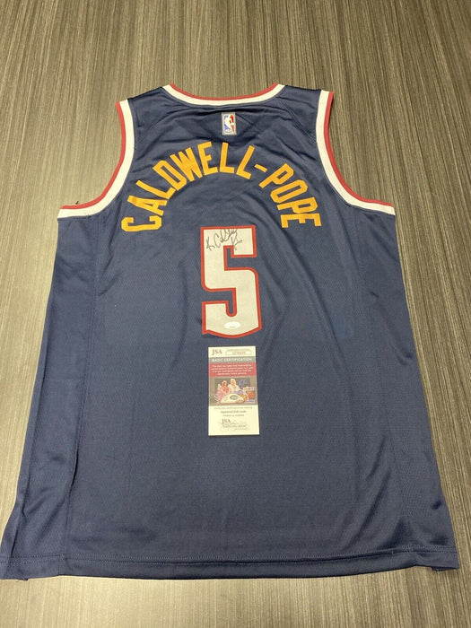 Kentavious Caldwell Pope Denver Nuggets Autographed Custom Jersey JSA